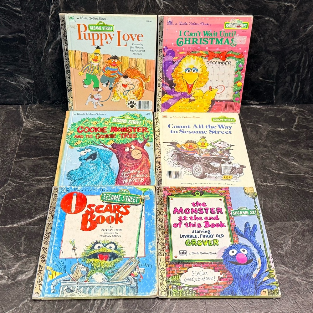 WESTERN PUBLISHING COMPANY A Little Golden Book Lot (6 Books)